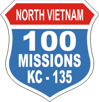 KC-135 100 Missions Decal