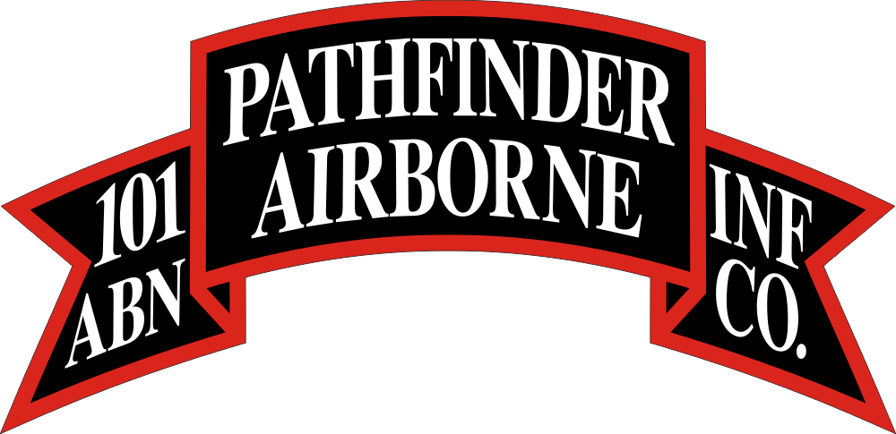 101st Airborne Pathfinder Company Scroll Decal