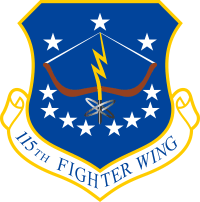115th Fighter Wing - Wisconsin Air National Guard Decal