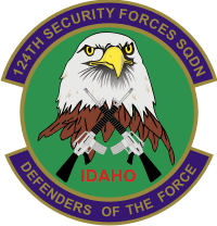 124th Security Forces Squadron – Idaho Air National Guard Decal