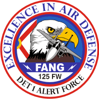 125th Fighter Wing - Florida Air National Guard (v2) Decal
