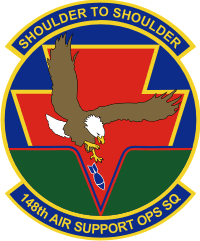 148th Air Support Operations Squadron Decal