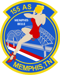 155th Airlift Squadron – Tennessee Air National Guard Decal
