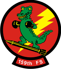 159th Fighter Squadron - Gators Decal