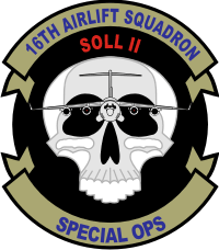 16th Airlift Squadron Special Operations Decal