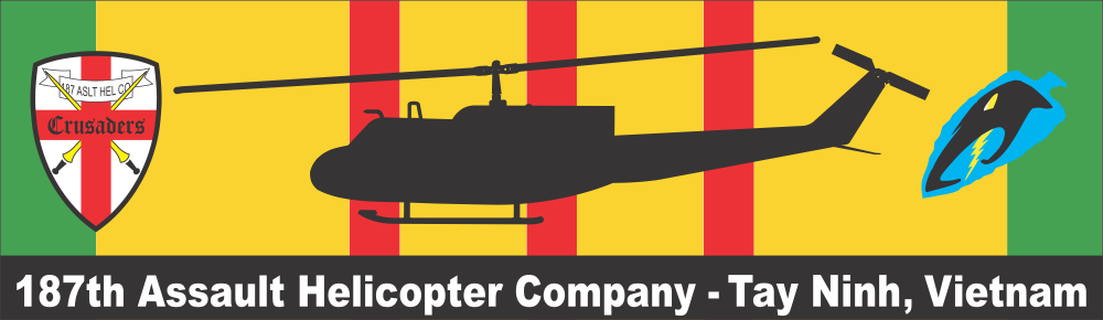 187th AHC Assault Helicopter Company Vietnam 2 Decal