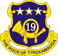 19th Infantry Regiment Decal