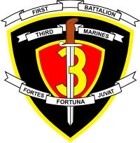 1st Battalion 3rd Marines Decal