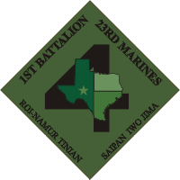 1st Battalion 23rd Marines - Camo Decal