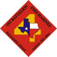 1st Battalion 23rd Marines Decal