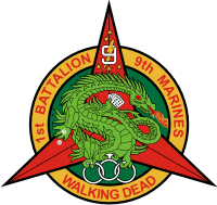1st Battalion 9th Marines Decal