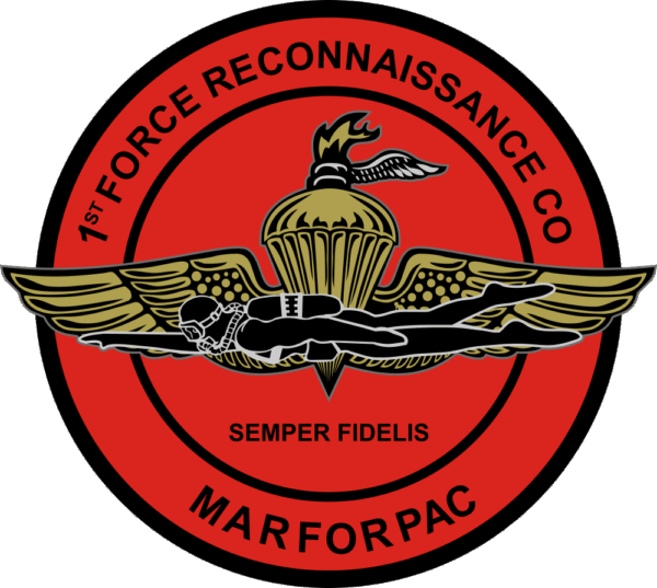1st Force Reconnaissance Company MARFORPAC Decal