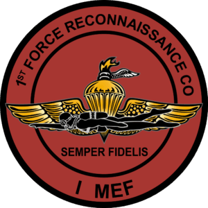 1st Force Recon Company, I MEF Marine Expeditionary Force Decal