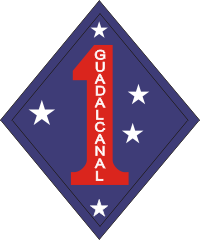 1st Marine Division Guadalcanal Decal