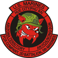 2nd Battalion 5th Marines FOX Company Decal