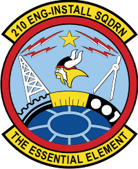 210th Engineering Installation Squadron Decal