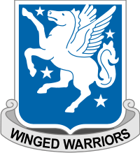 228th Aviation Regiment DUI Decal