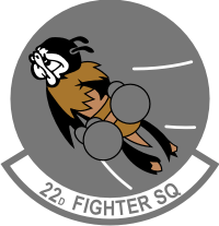 22nd Fighter Squadron (v2) Decal