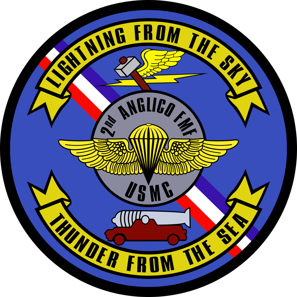2nd ANGLICO FMF  Fleet Marine Force Decal