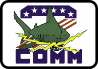 2nd Combat Communications Group – Shark Decal