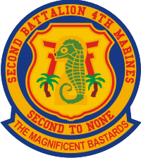 2nd Battalion 4th Marines Decal