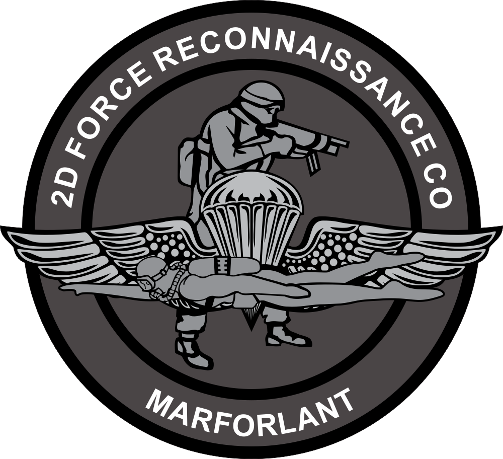 2nd Force Reconnaissance Co Decal
