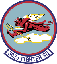 302nd Fighter Squadron Decal