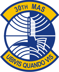 30th Military Airlift Squadron Decal