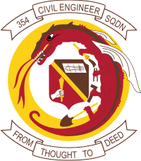 354th Civil Engineer Squadron Decal