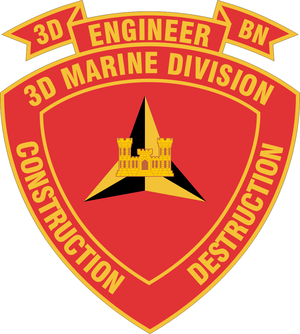 3rd Marine Engineer Battalion Decal