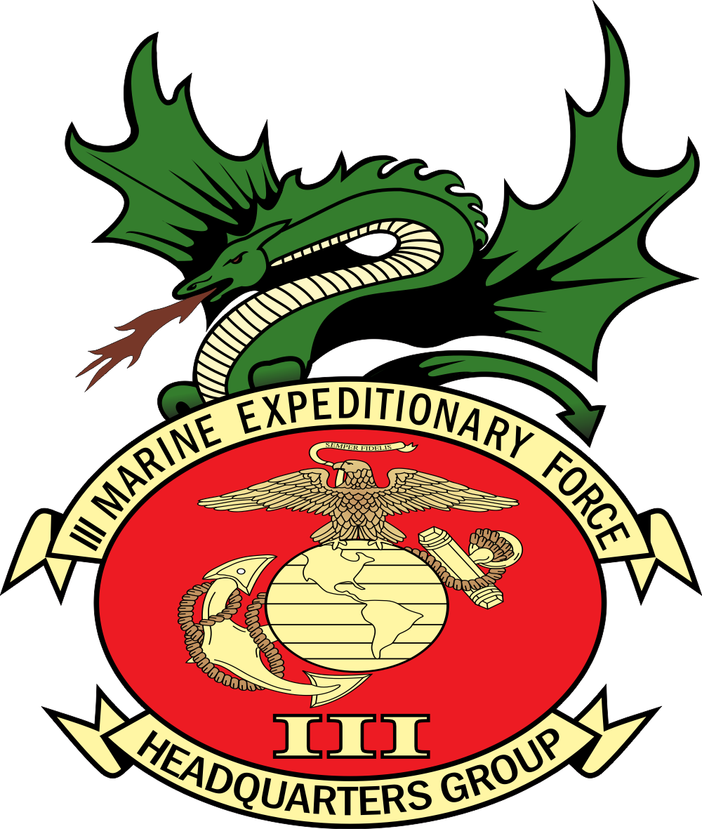 3rd MEF Marine Expeditionary Force Headquarters Group Decal