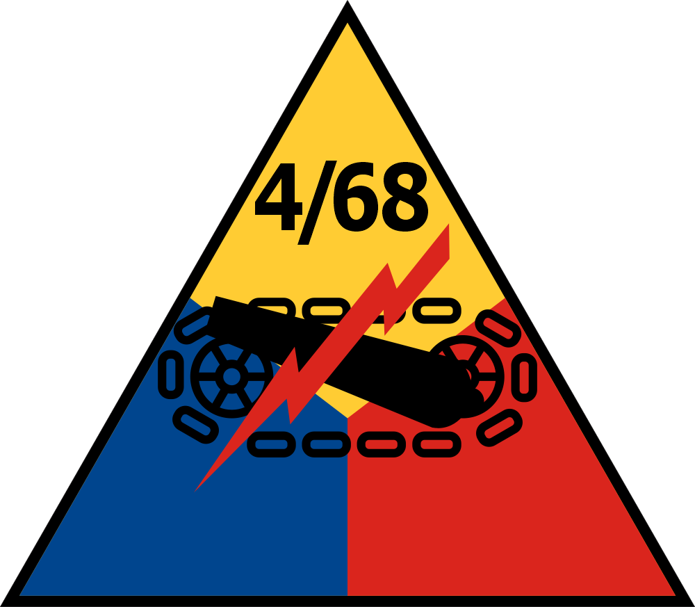 4th Battalion 68th Armor Decal