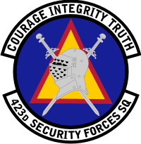 423rd Security Forces Squadron Decal