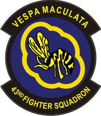 43rd Fighter Squadron Decal
