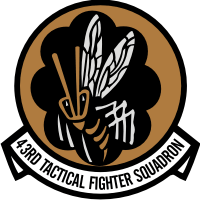 43rd Tactical Fighter Squadron Decal