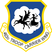 463rd Troop Carrier Wing Decal