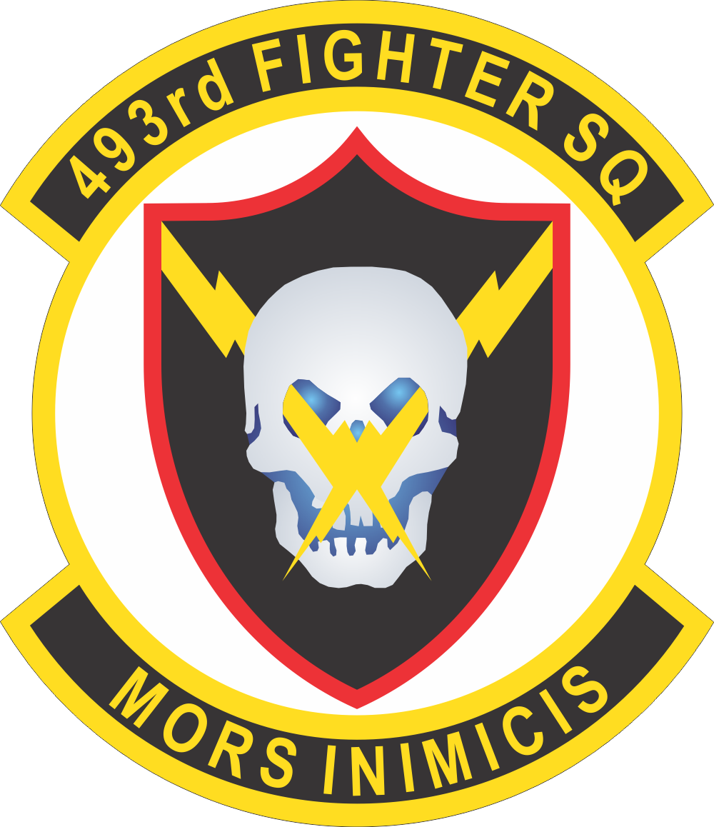 thumbnail image 2 of USAF 493rd Fighter Squadron Sticker – Car Decal, Manufactured New 2 of 5