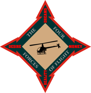 The 4 Forces of Flight (v2) Decal