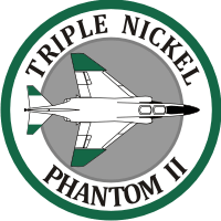 555th Fighter Squadron - Triple Nickel Phantom II Decal