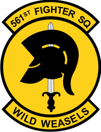561st Fighter Squadron Decal