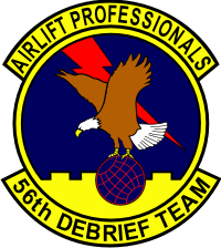 56th Debrief Team - Airlift Professionals Decal