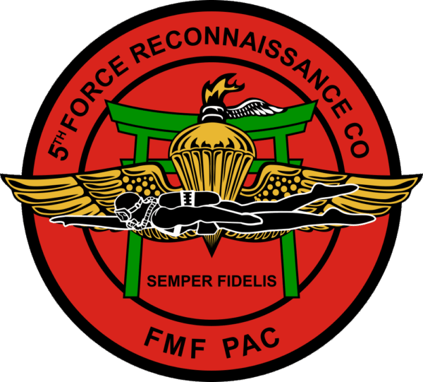 5th Force Reconnaissance Co FMFPAC Decal