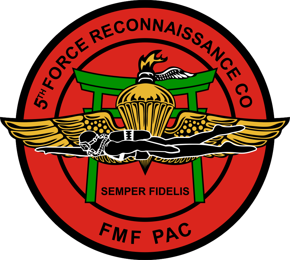 5th Force Reconnaissance Co FMFPAC Decal