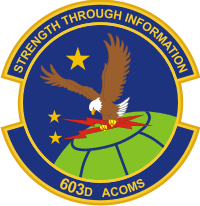 603rd Air Communications Squadron Decal