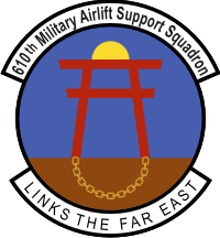 610th Military Airlift Support Squadron Decal