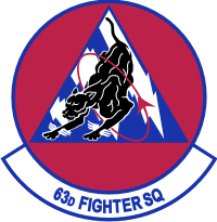 63rd Fighter Squadron Decal
