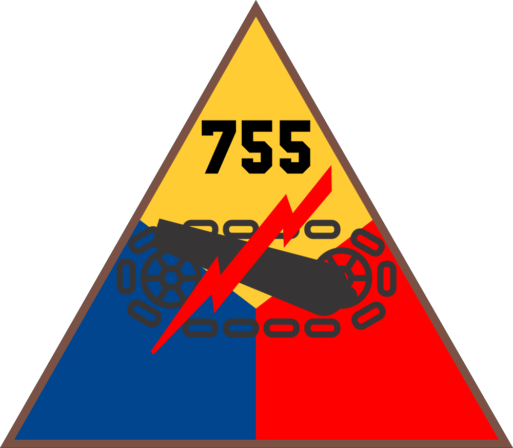 755th Tank Battalion Decal