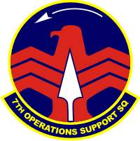 7th Operations Support Squadron Decal