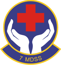 7th Medical Support Squadron Decal