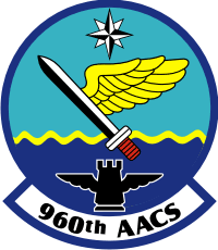 960th Airborne Air Control Squadron Decal - Military Graphics